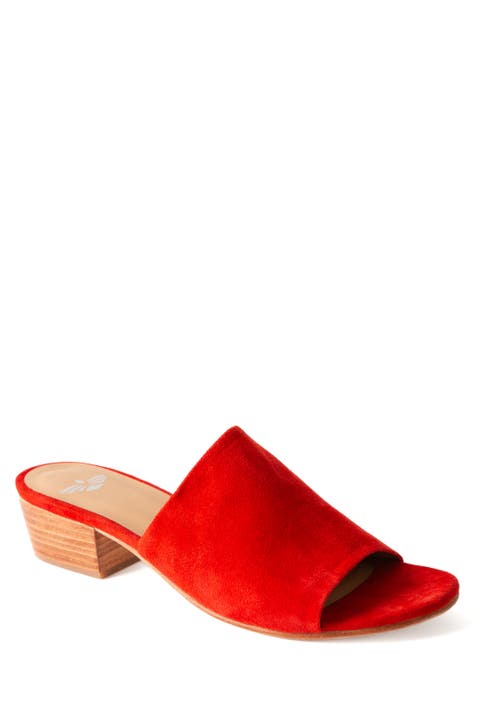 Rachel Heeled Slide Sandal