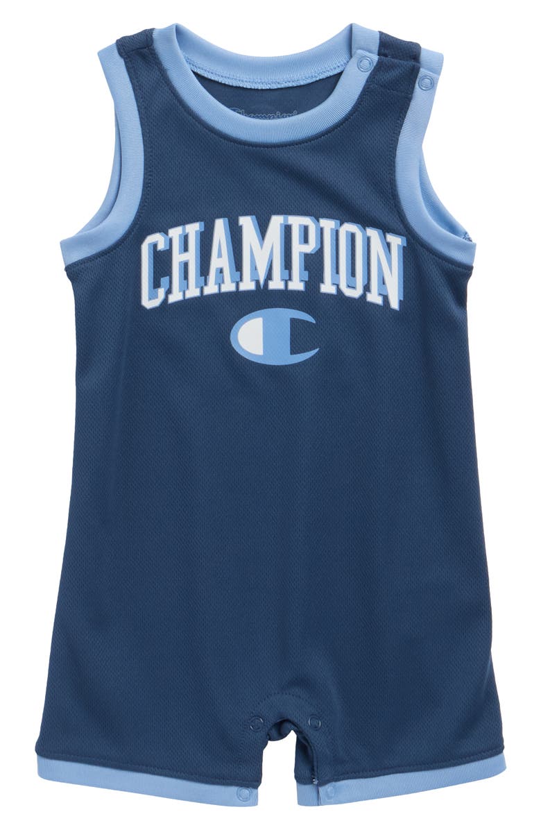 Champion Mesh Romper, Main, color, Sargasso Sea