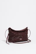 BIMBA Y LOLA Mini Braided Leather Shoulder Bag