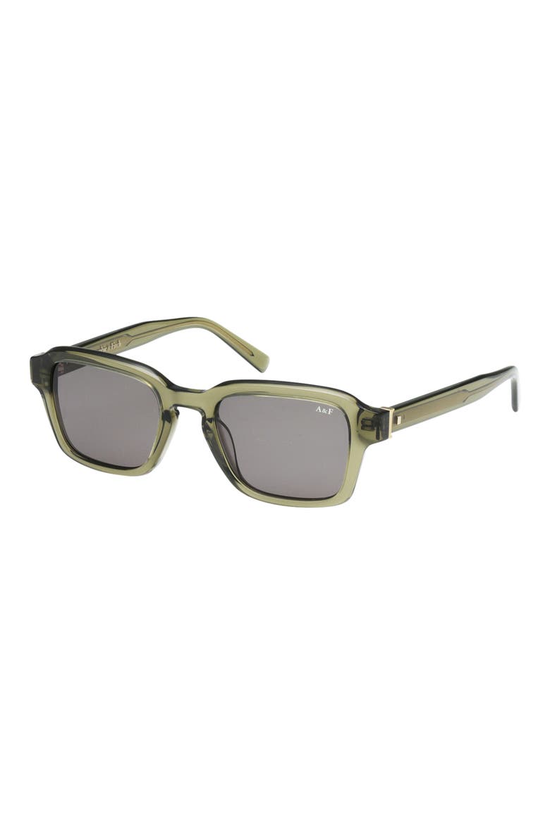 51mm Round Sunglasses, Alternate, color, SHINY LIGHT GREEN / GREEN