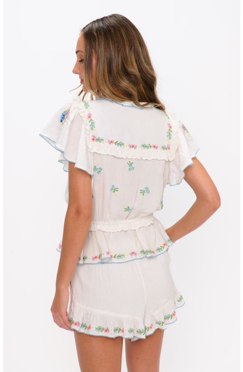 Show Me Your Mumu Romey Top, Alternate, color, Wild Meadow Embroidery