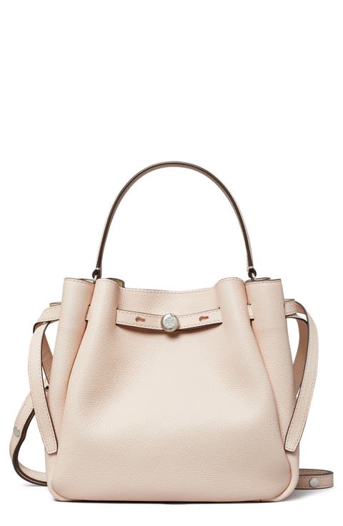 Romy Pebble Leather Bucket Bag