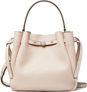 Tory Burch Romy Pebble Leather Bucket Bag