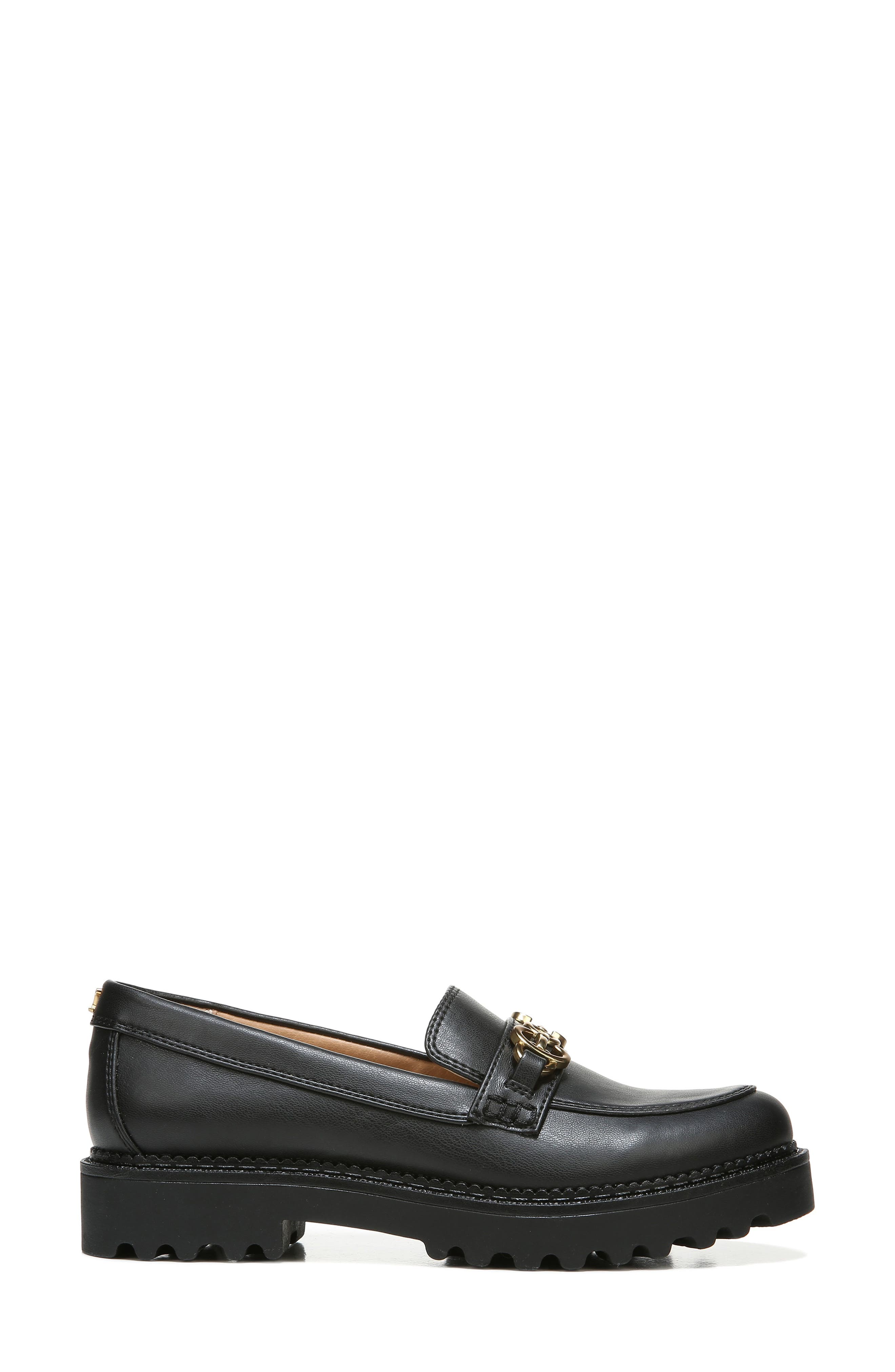 Deana Platform Loafer, Alternate, color, BLACK