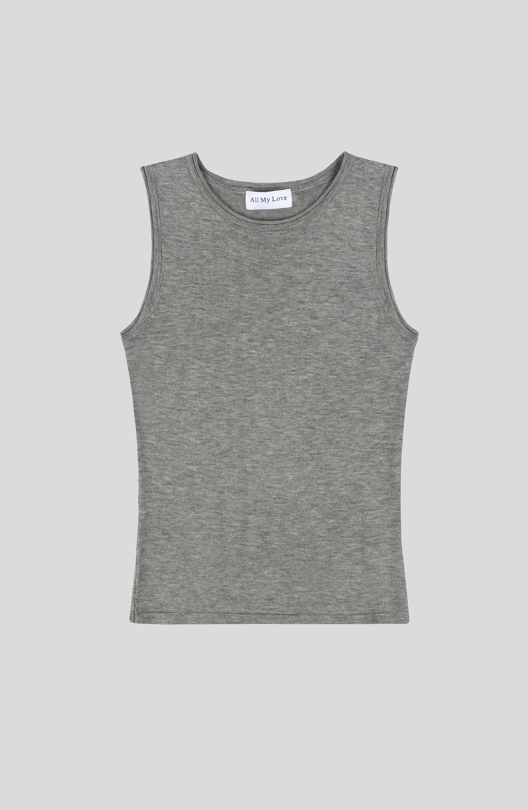 All My Love Maddie Top in Heather Grey 