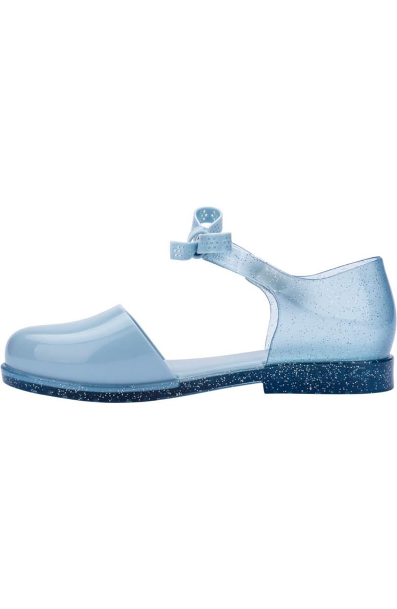 Mini Melissa Kids' Amy Ankle Strap Flat, Alternate, color, Blue