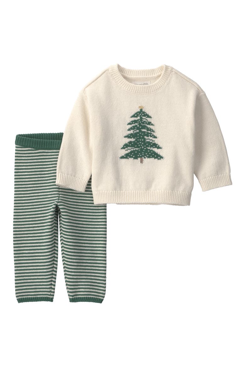 Christmas Tree Sweater & Leggings 2-Piece Set, Main, color, CHRISTMAS TREE