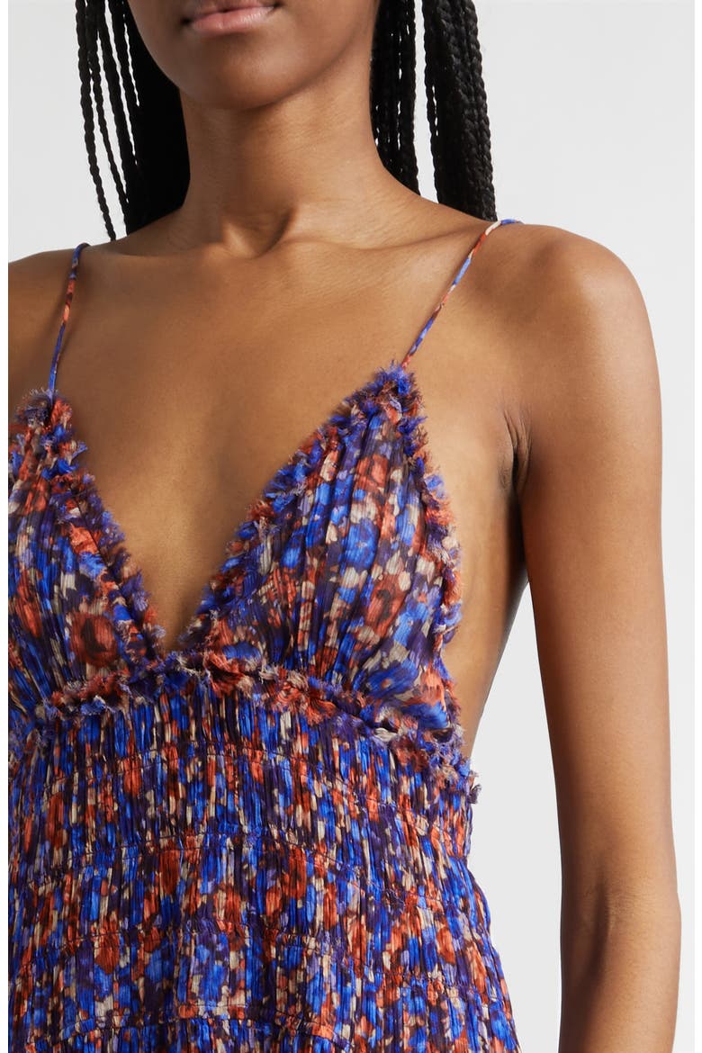 Atrani Print Maxi Dress, Alternate, color, VIOLET