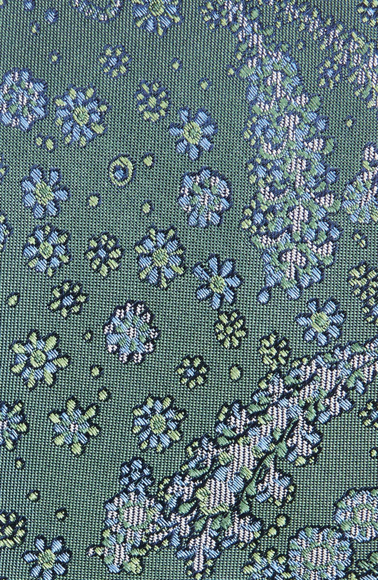 Nordstrom Davari Paisley Silk Tie, Alternate, color, Green