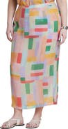 ELOQUII Sheer Printed Organza Skirt