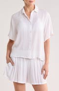 NORDSTROM RACK Easy Gauze Cover-Up Shirt