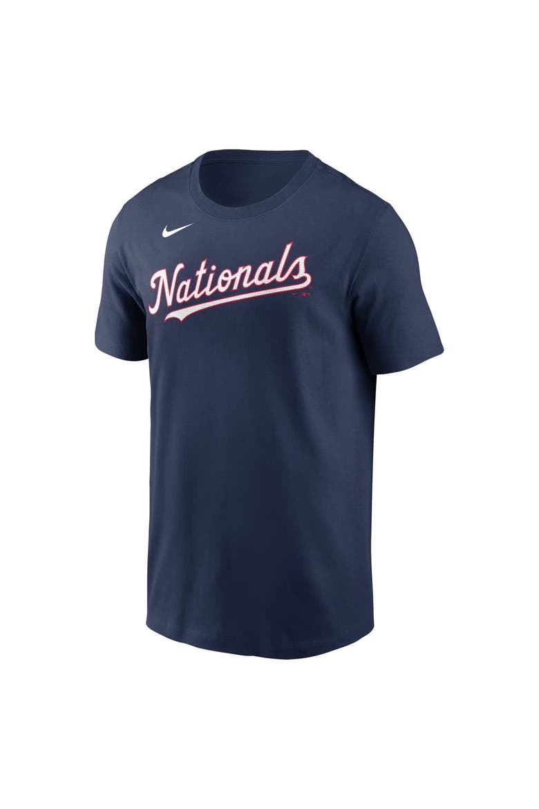 Men's Nike Dylan Crews Navy Washington Nationals Fuse Name & Number T-Shirt, Alternate, color, Navy