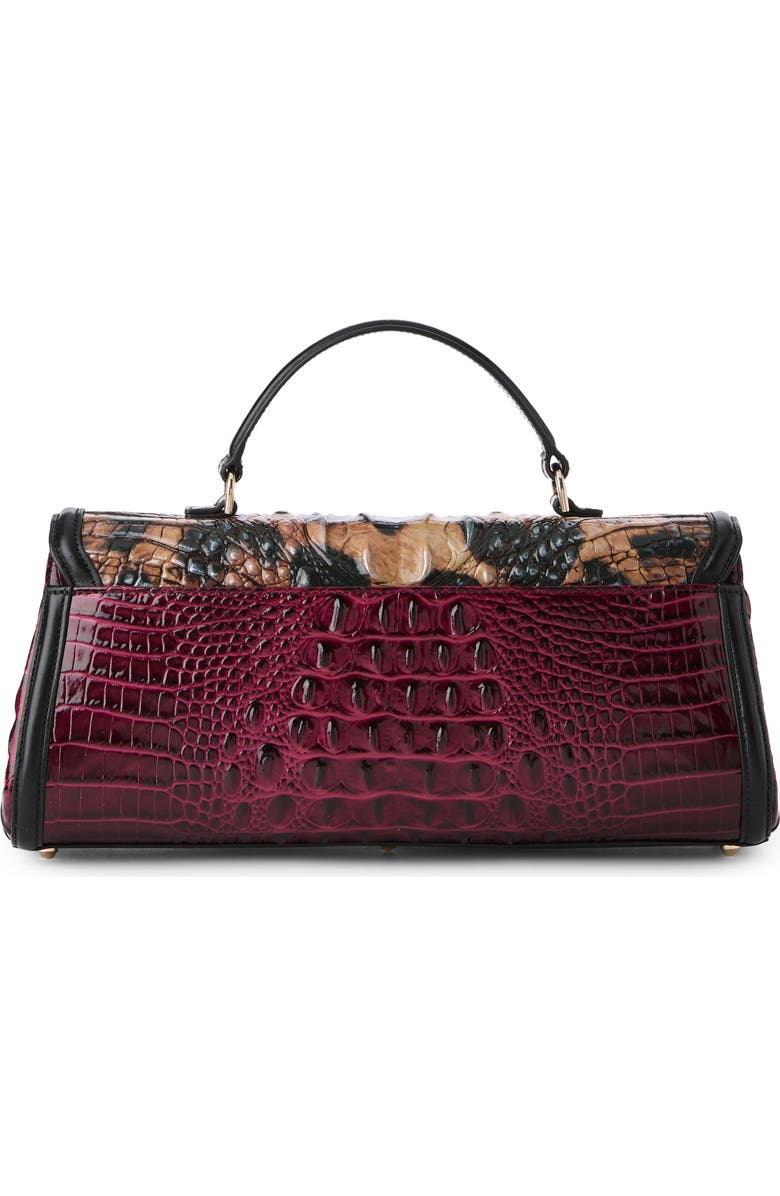 Brahmin Dayan Croc Embossed Leather Top Handle Bag, Alternate, color,