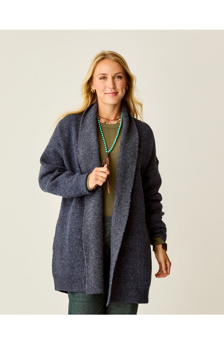 Carve Designs Priya Topper, Alternate, color, Navy Heather