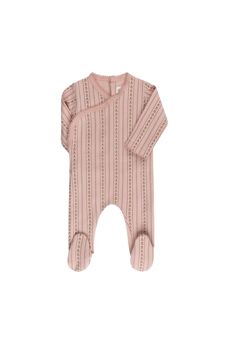 Linear Tulip Collection - Footie, Main, color, Pink