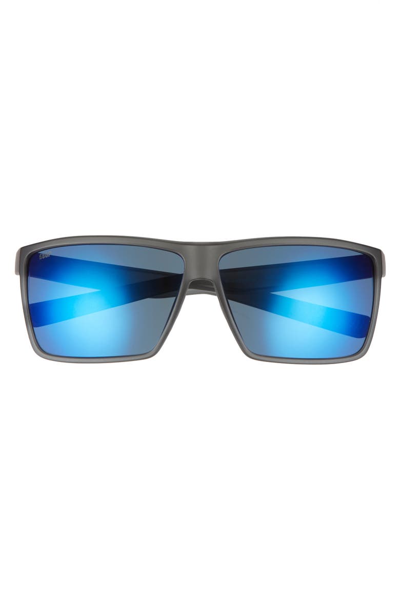 Rincon 63mm Polarized Sunglasses, Alternate, color, SMOKE CRYSTAL/ BLUE MIRROR