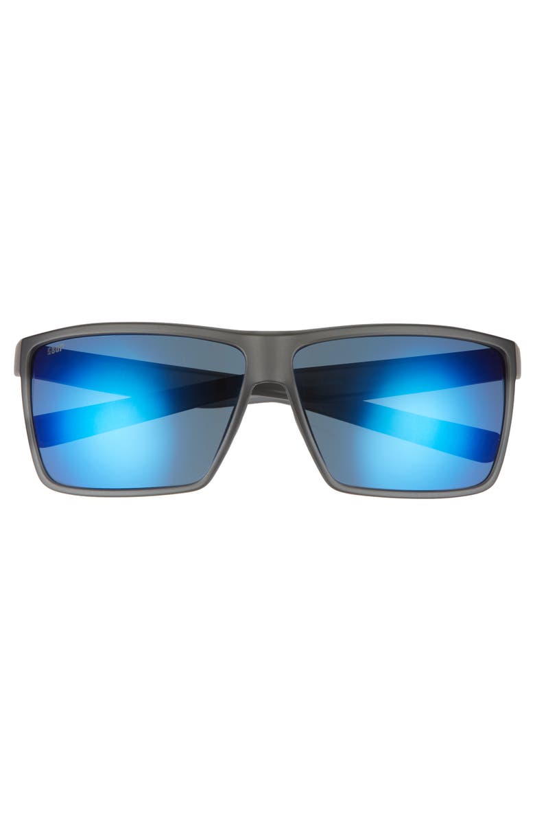 Costa Del Mar Rincon 63mm Polarized Sunglasses, Alternate, color, Smoke Crystal/ Blue Mirror