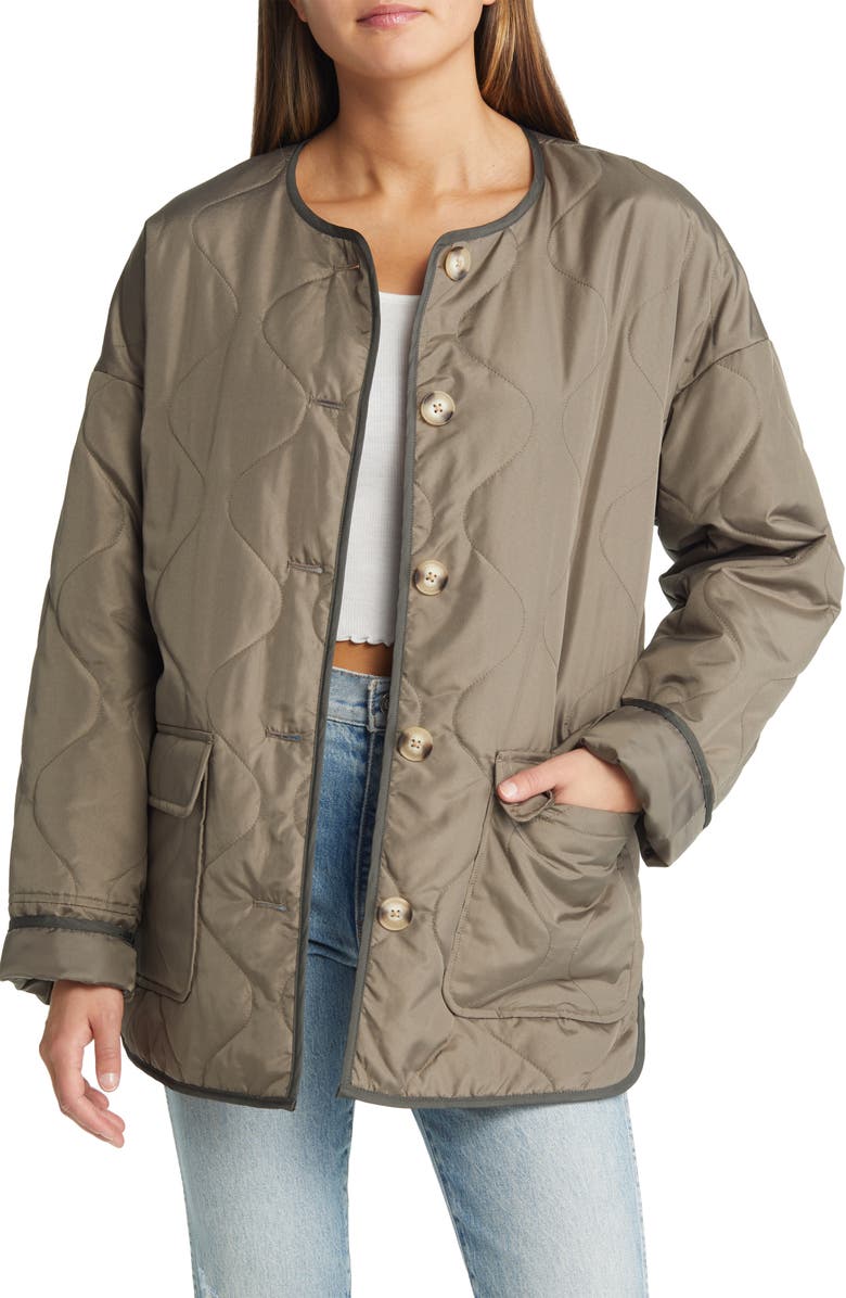 VERO MODA Blisa Quilted Jacket, Main, color, 