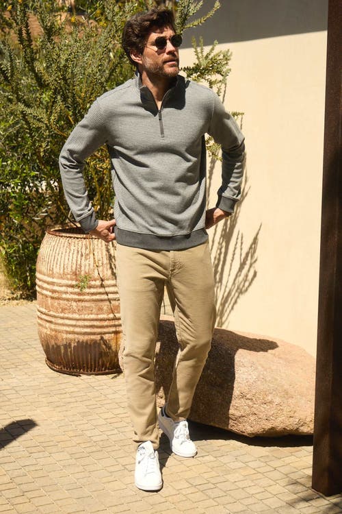 Surfside Supply Co. Bobby Fleece Quarter Zip In Multi