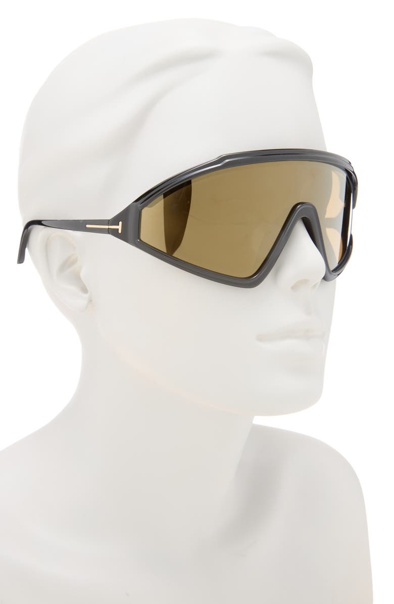 TOM FORD 00mm Shield Sunglasses, Alternate, color,