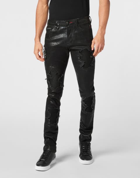 Jeans Straight Cut Camouflage Men