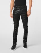PHILIPP PLEIN Jeans Straight Cut Camouflage Men