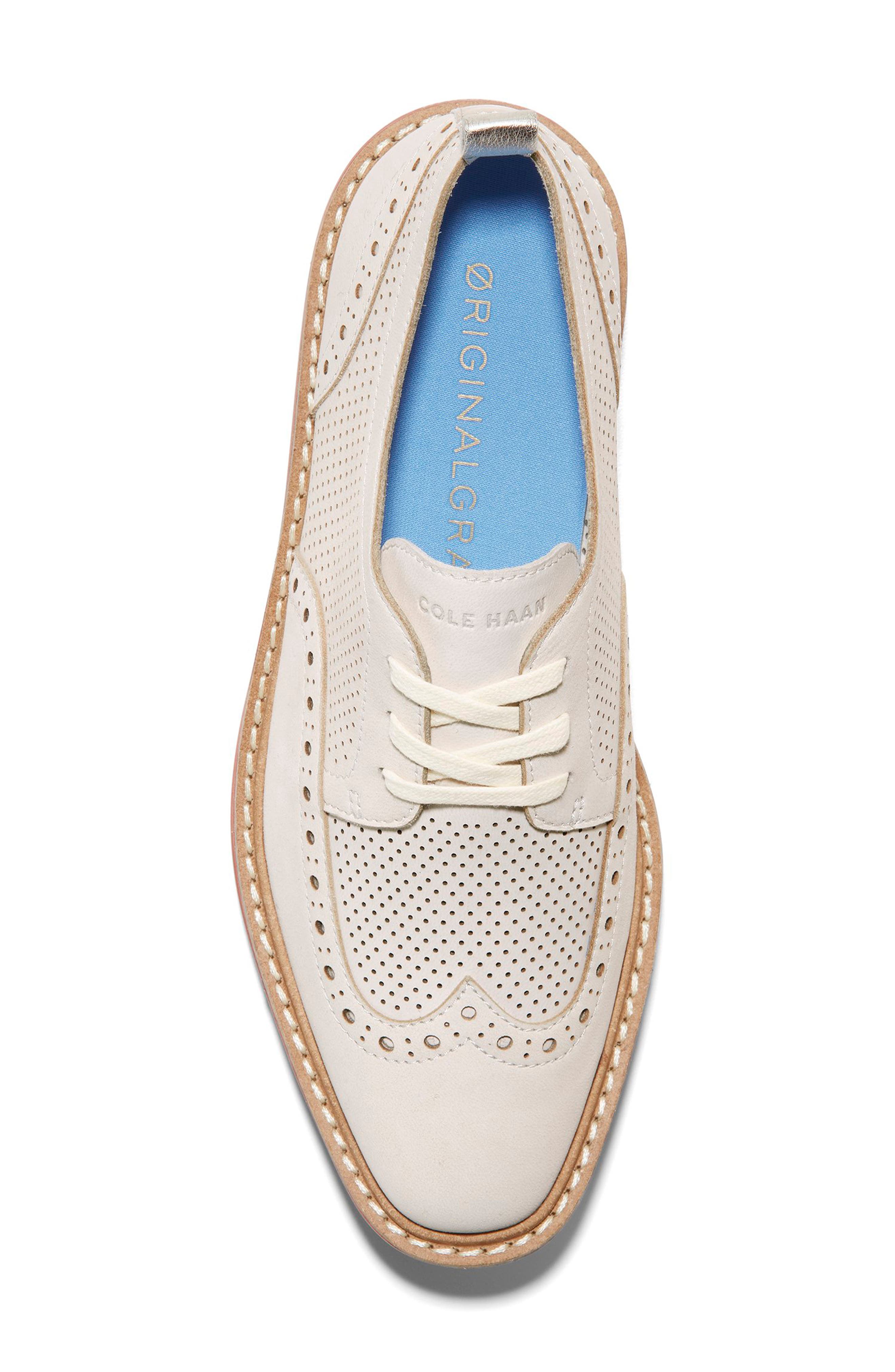 ØriginalGrand Platform Wingtip Derby, Alternate, color, EGRET NUB/