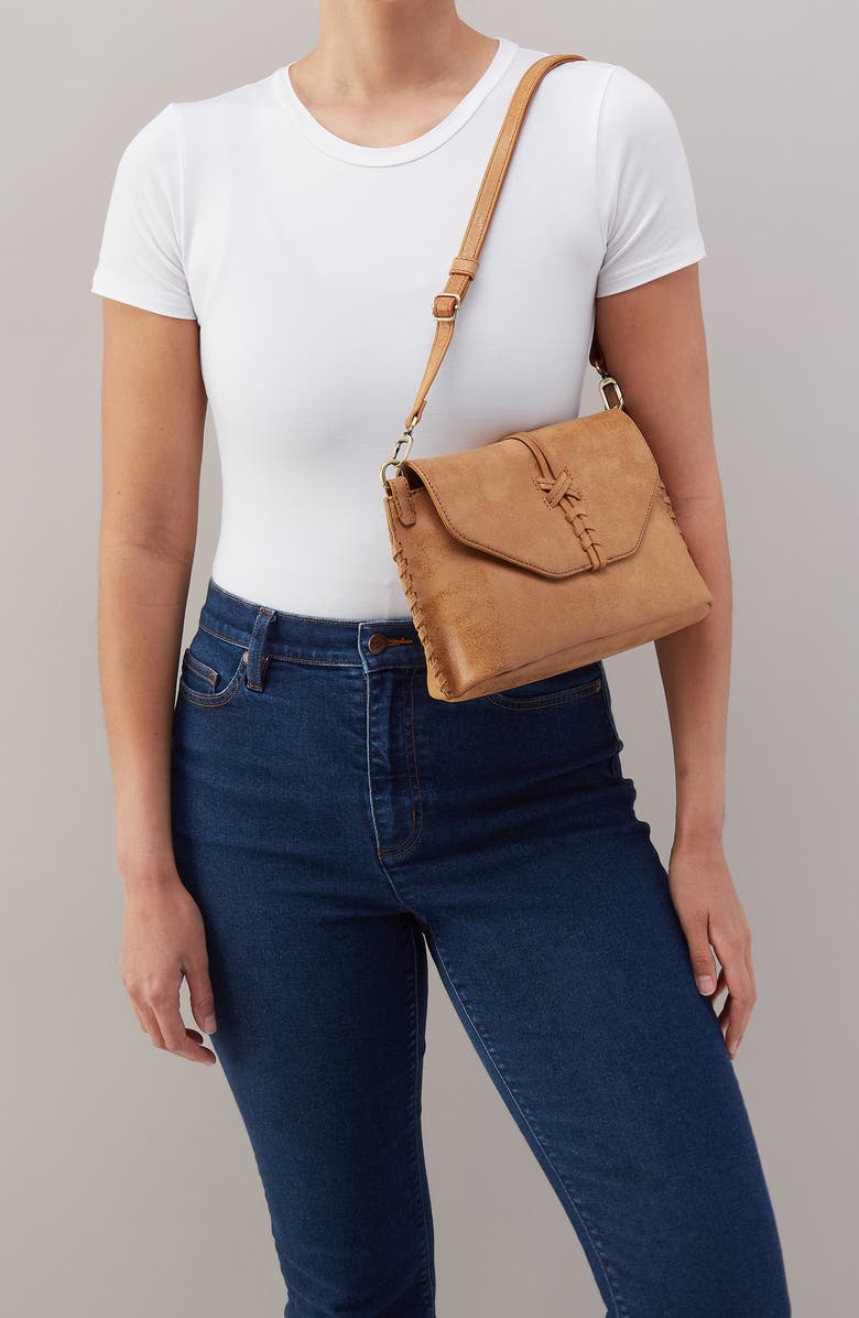 HOBO Expedition Leather Crossbody Bag, Alternate, color, Whiskey
