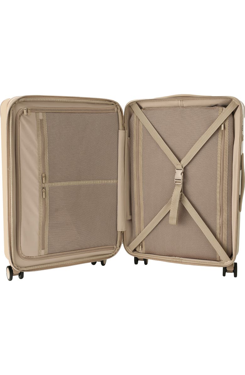 Hedgren Nostos Glossy Medium Spinner Suitcase, Alternate, color, Sahara