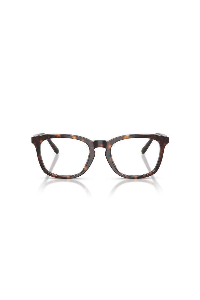 53mm Rectangle optical glasses, Alternate, color, Tortoise