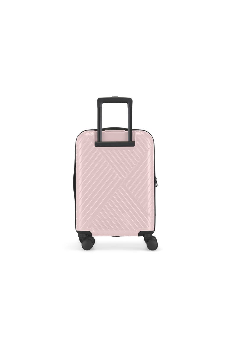 Berlin 3 Piece Hardside Luggage Set with Expansion, Alternate, color, Pink