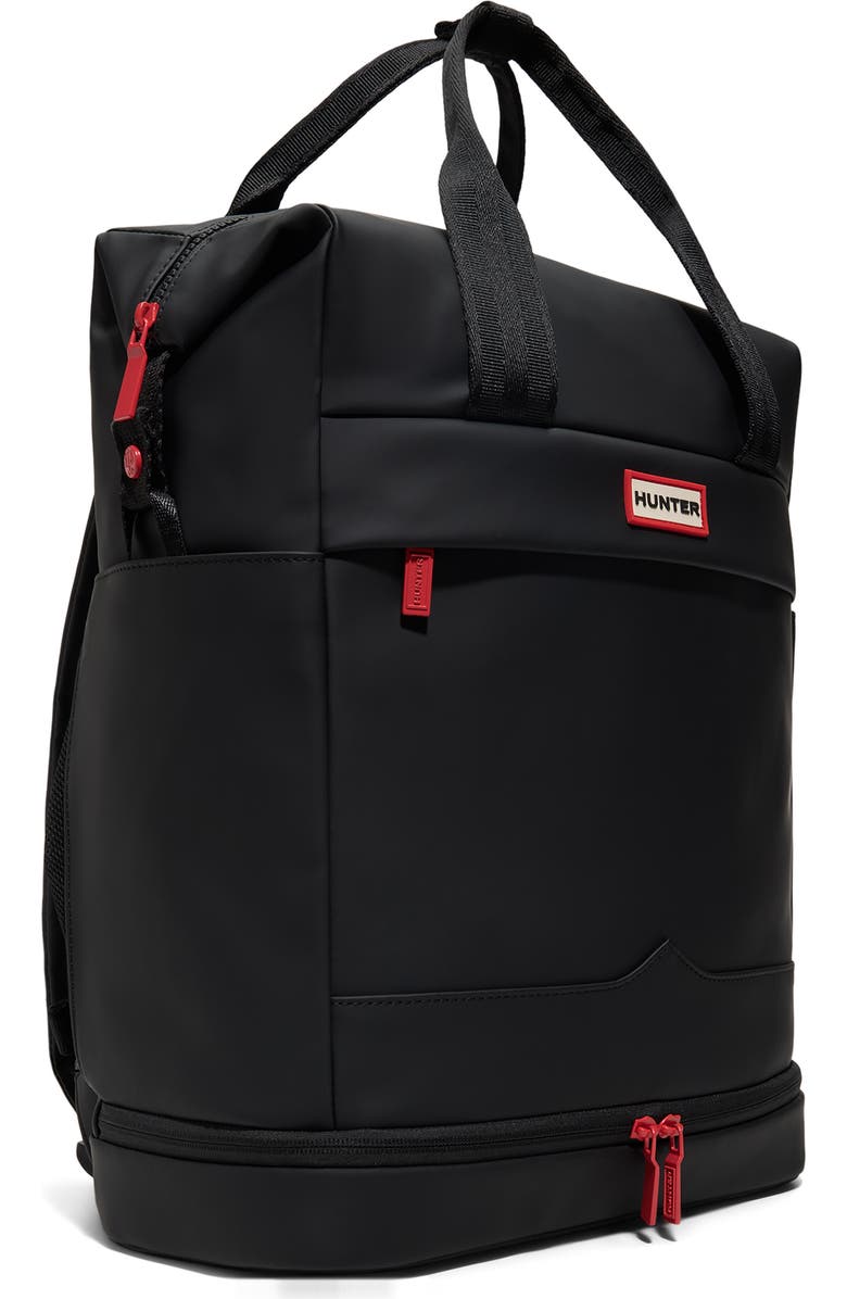 Hunter Urban PU Backpack, Alternate, color, Black