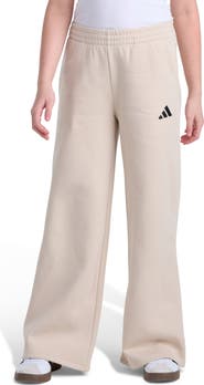 adidas Kids' Wide Leg Fleece Sweatpants
