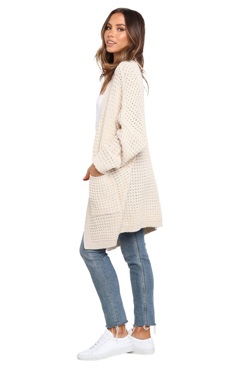 Petal & Pup Leyonie Long Cardigan, Alternate, color, Cream