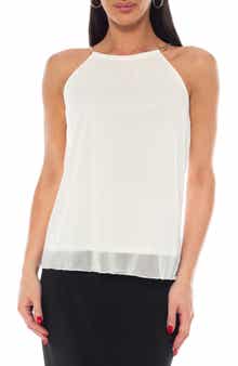 TASH AND SOPHIE Chain Strap Sleeveless Top