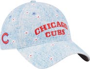 New Era Women's New Era Light Blue Chicago Cubs Daisy All Over 9TWENTY Adjustable Hat