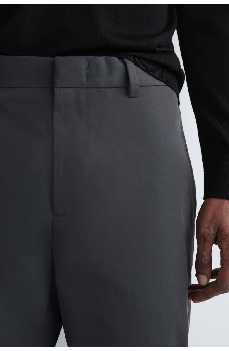 COS Cotton Regular-Fit Tapered Chinos, Alternate, color, Charcoal