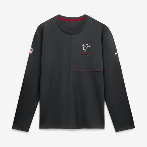 Men's Nike Black Atlanta Falcons Sideline Coaches UV Dri-FIT Long Sleeve Shirt