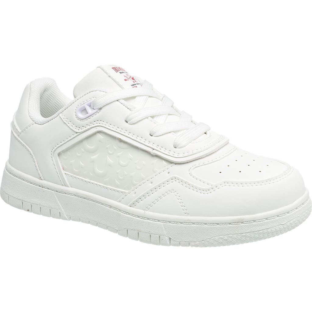 True Religion Boy's Jones Court Sneaker In White