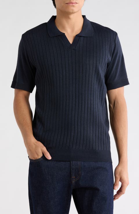 Johnny Collar Knit Polo Sweater