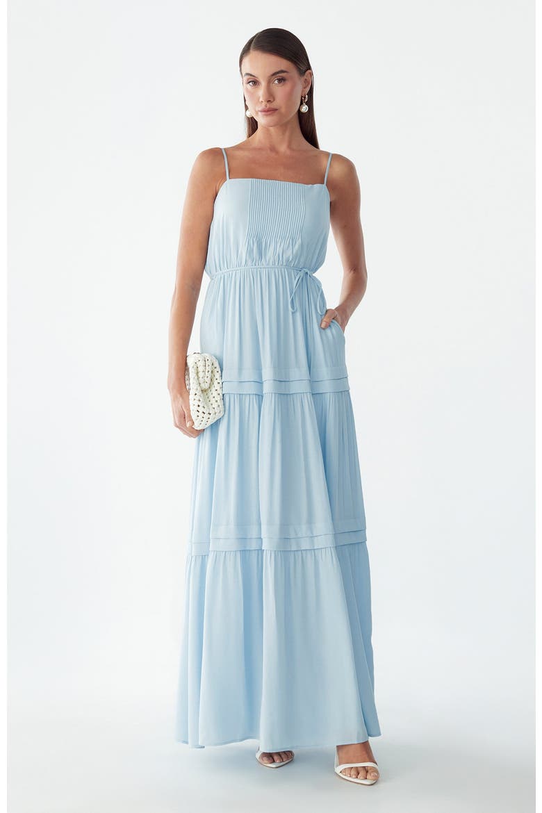 Roannah Maxi Dress, Alternate, color, Pale Blue