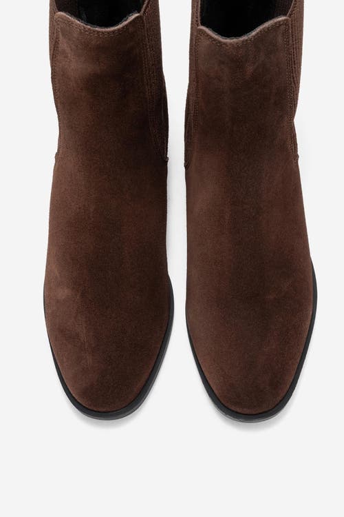 Forever & Always Shoes Neiva Leather Chelsea Boot In Brown