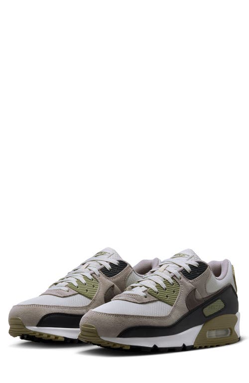 Nike Air Max 90 Sneaker In Light Bone/cave Stone/olive
