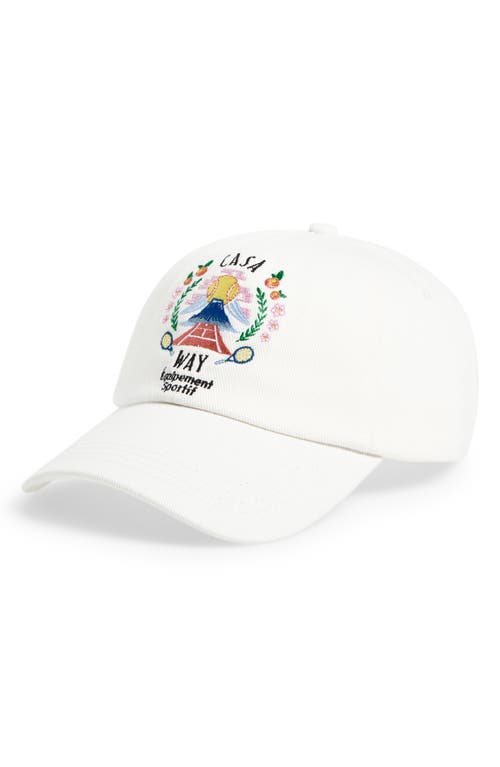 Casablanca Casa Way Mountain Embroidered Adjustable Baseball Cap  product