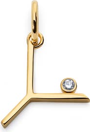 Monica Vinader Lab Grown Diamond Initial Pendant (Online Trunk Show)