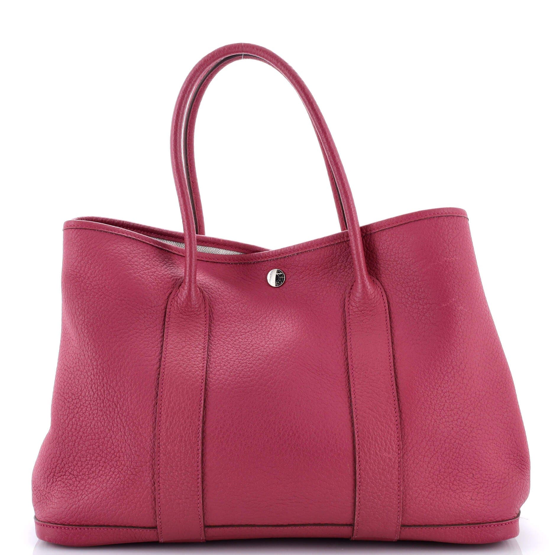 Pre-Owned Hermes Garden Party Tote Leather 36, Main, color, Tosca