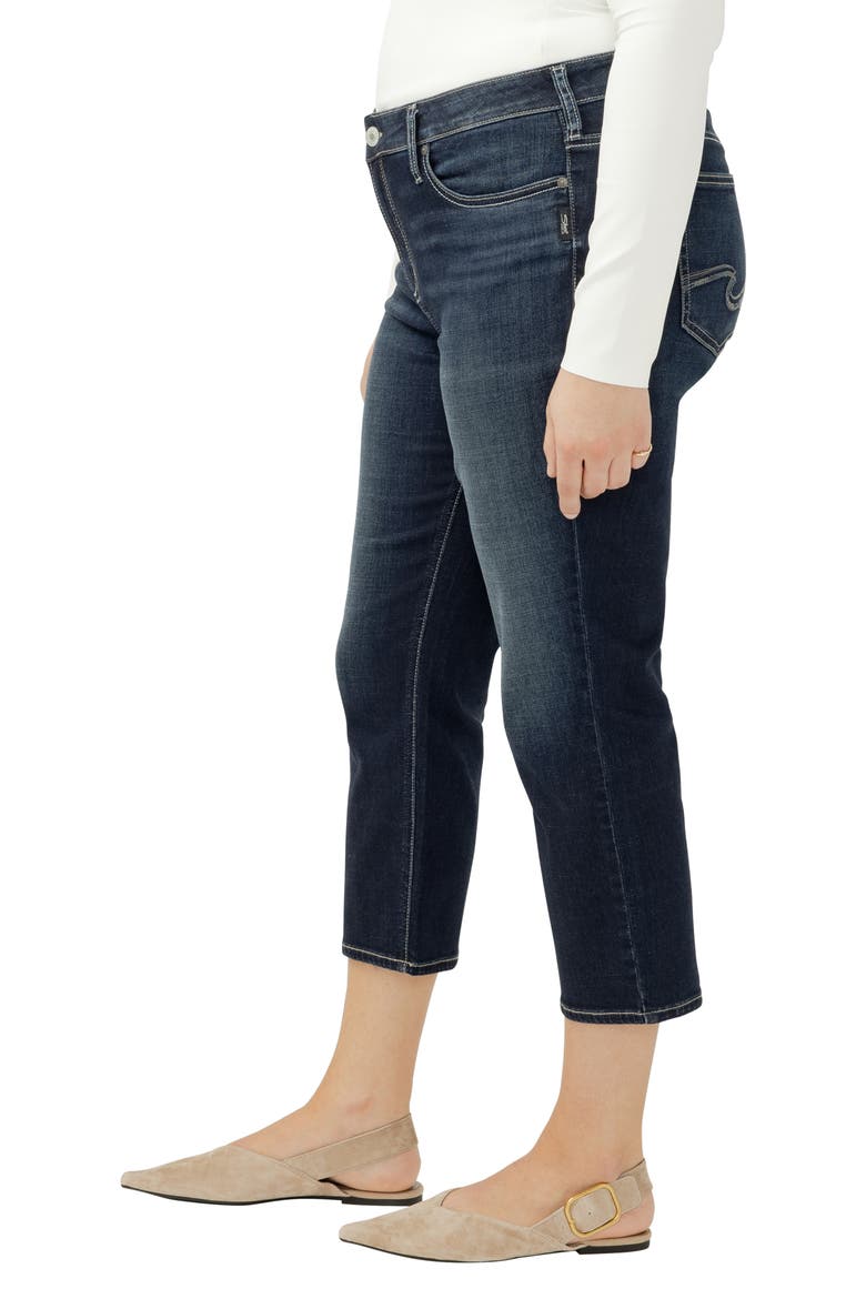 Elyse Curvy Mid Rise Capri Jeans, Alternate, color, BAY ST. LOUIS