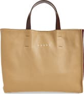 Marni Museo Soft Colorblock Leather East/West Tote