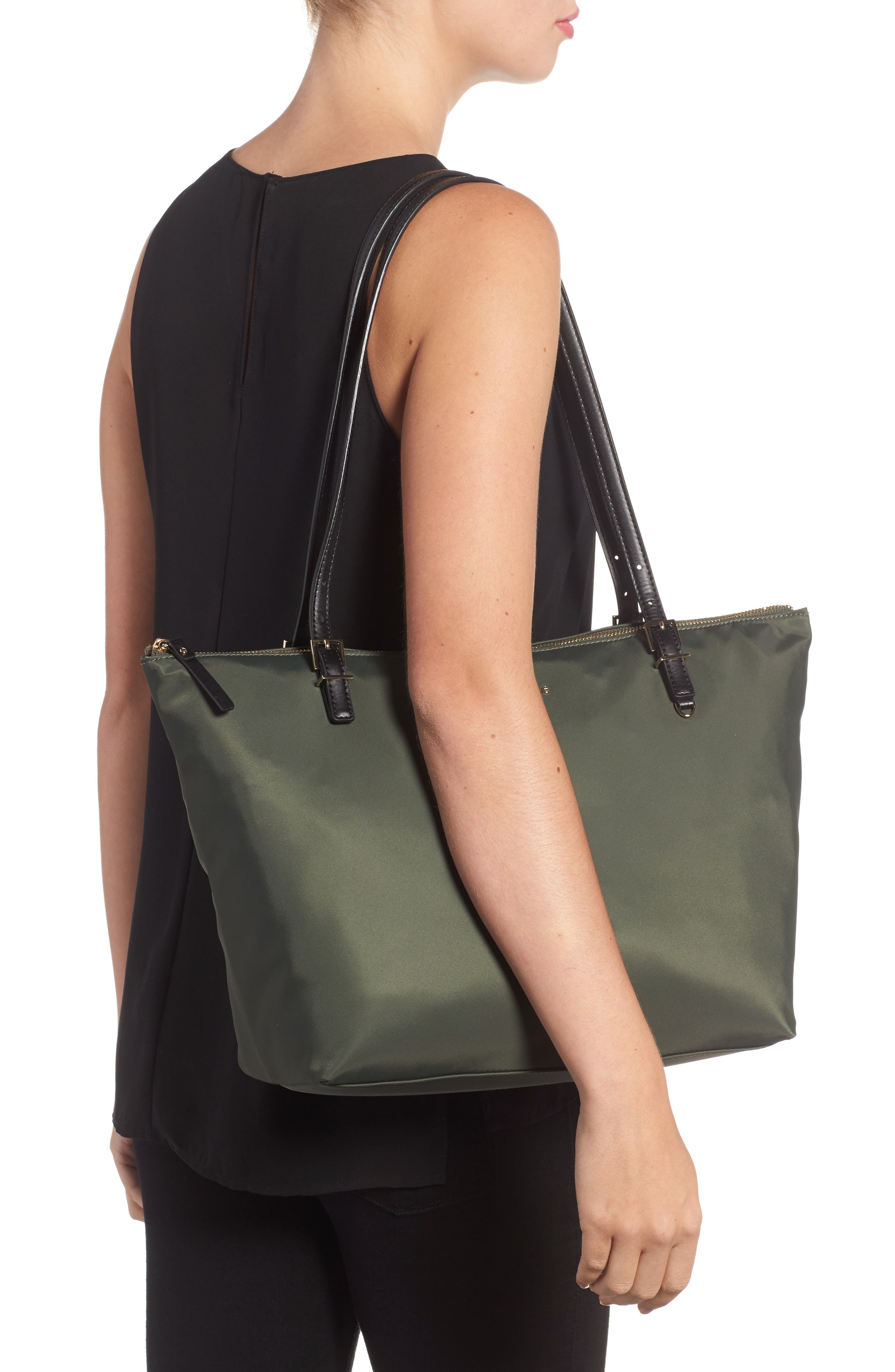 Kate Spade New York watson lane maya nylon tote, Alternate, color, 