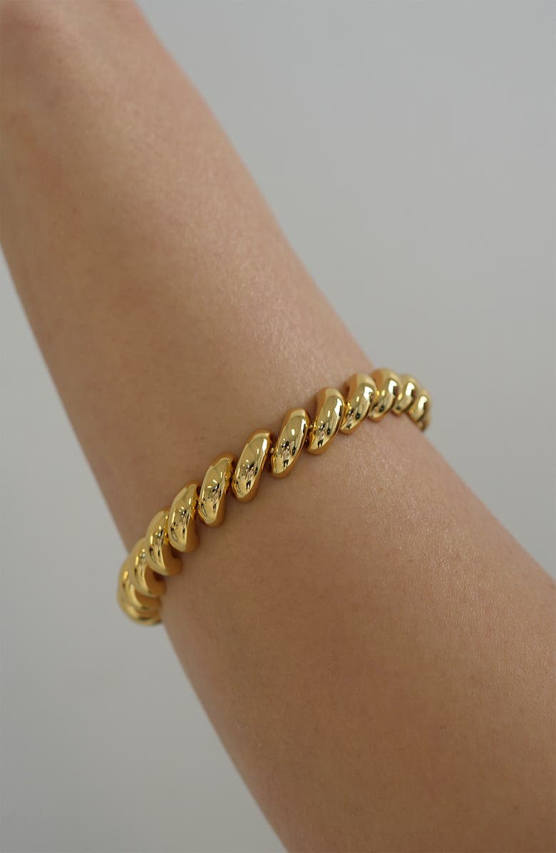 ARGENTO VIVO Mini San Marco Chain Bracelet, Alternate, color, Gold